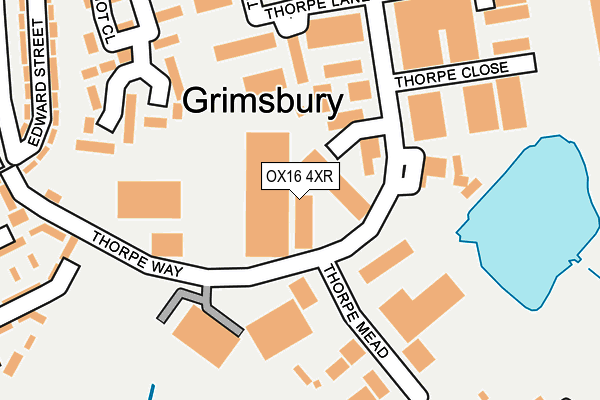 OX16 4XR map - OS OpenMap – Local (Ordnance Survey) OX16 4XR map - OS OpenMap – Local (Ordnance Survey)