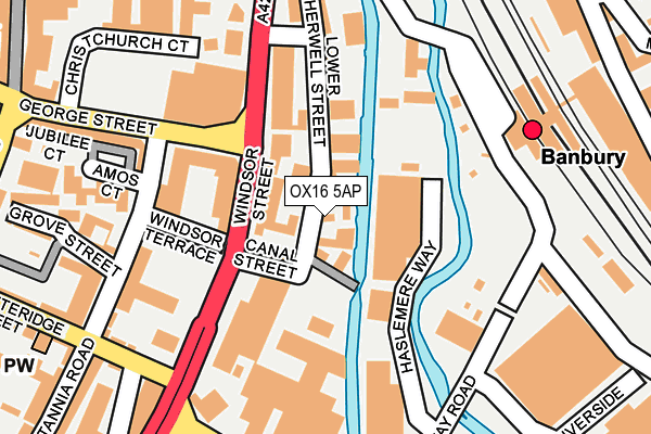 OX16 5AP map - OS OpenMap – Local (Ordnance Survey) OX16 5AP map - OS OpenMap – Local (Ordnance Survey)