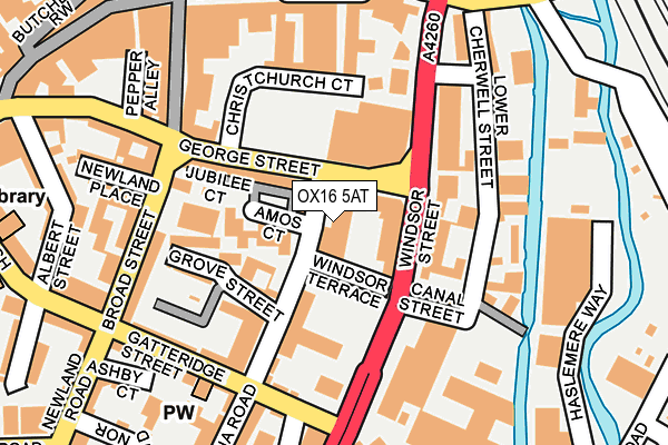OX16 5AT map - OS OpenMap – Local (Ordnance Survey) OX16 5AT map - OS OpenMap – Local (Ordnance Survey)