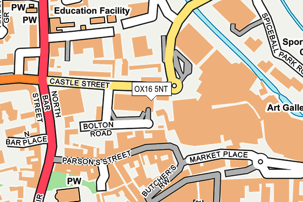 OX16 5NT map - OS OpenMap – Local (Ordnance Survey) OX16 5NT map - OS OpenMap – Local (Ordnance Survey)