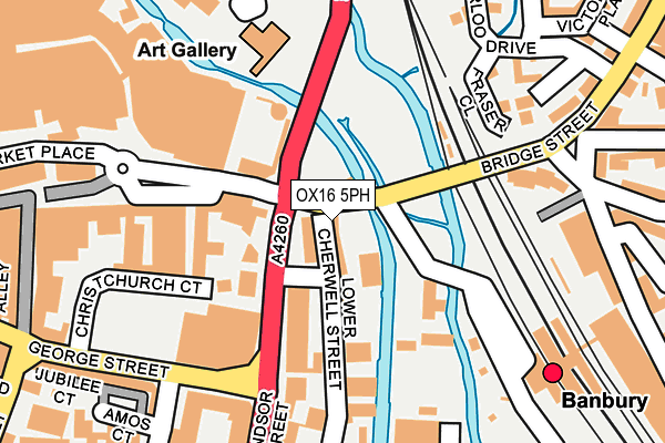 OX16 5PH map - OS OpenMap – Local (Ordnance Survey) OX16 5PH map - OS OpenMap – Local (Ordnance Survey)