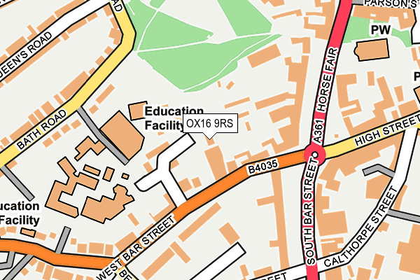 OX16 9RS map - OS OpenMap – Local (Ordnance Survey) OX16 9RS map - OS OpenMap – Local (Ordnance Survey)