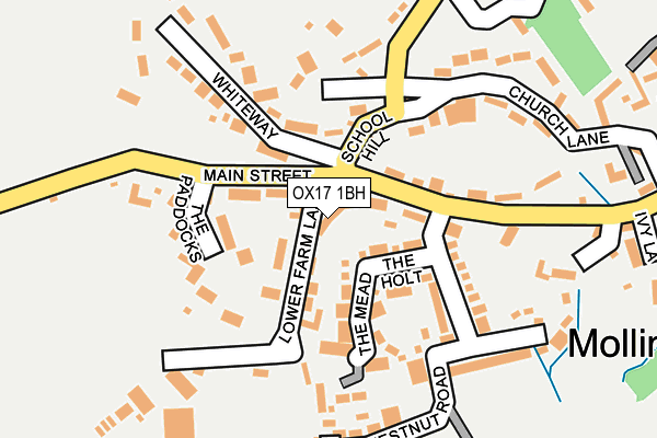 OX17 1BH map - OS OpenMap – Local (Ordnance Survey) OX17 1BH map - OS OpenMap – Local (Ordnance Survey)