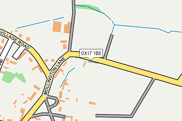 OX17 1BS map - OS OpenMap – Local (Ordnance Survey) OX17 1BS map - OS OpenMap – Local (Ordnance Survey)