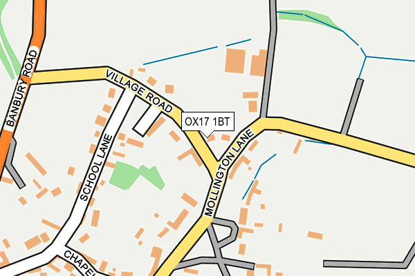 OX17 1BT map - OS OpenMap – Local (Ordnance Survey) OX17 1BT map - OS OpenMap – Local (Ordnance Survey)