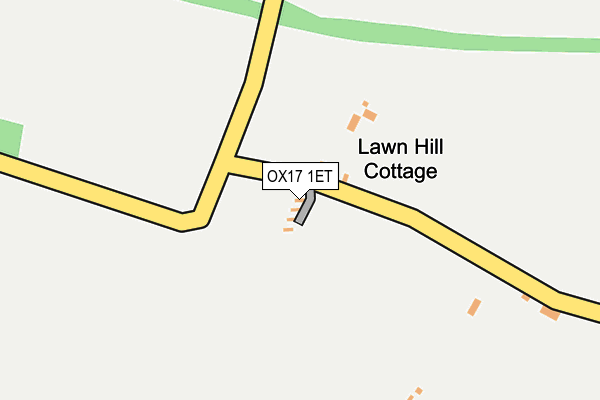 OX17 1ET map - OS OpenMap – Local (Ordnance Survey) OX17 1ET map - OS OpenMap – Local (Ordnance Survey)