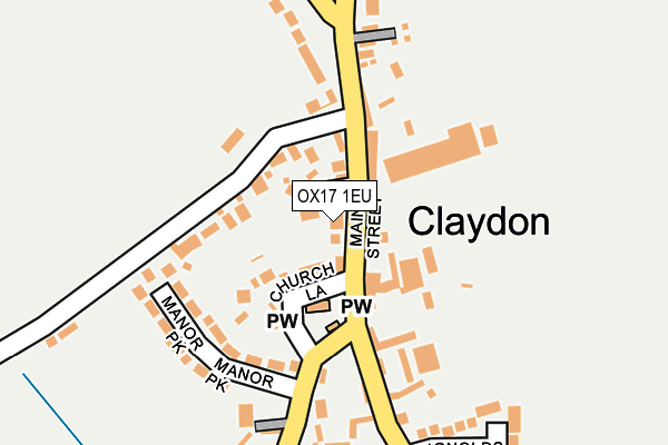 OX17 1EU map - OS OpenMap – Local (Ordnance Survey) OX17 1EU map - OS OpenMap – Local (Ordnance Survey)