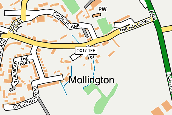 OX17 1FF map - OS OpenMap – Local (Ordnance Survey) OX17 1FF map - OS OpenMap – Local (Ordnance Survey)