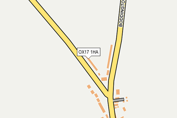 OX17 1HA map - OS OpenMap – Local (Ordnance Survey) OX17 1HA map - OS OpenMap – Local (Ordnance Survey)