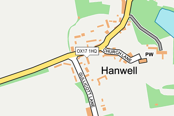 OX17 1HQ map - OS OpenMap – Local (Ordnance Survey) OX17 1HQ map - OS OpenMap – Local (Ordnance Survey)