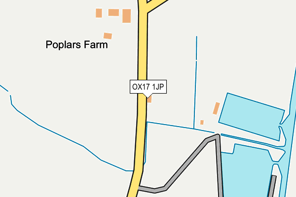 OX17 1JP map - OS OpenMap – Local (Ordnance Survey) OX17 1JP map - OS OpenMap – Local (Ordnance Survey)