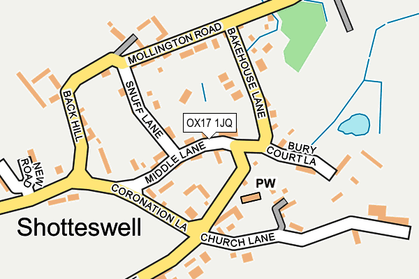 OX17 1JQ map - OS OpenMap – Local (Ordnance Survey) OX17 1JQ map - OS OpenMap – Local (Ordnance Survey)
