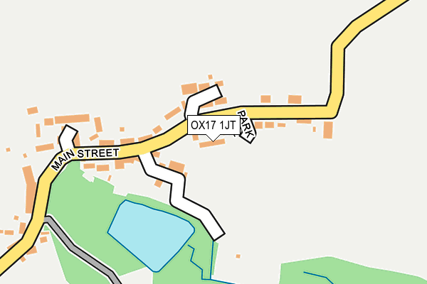 OX17 1JT map - OS OpenMap – Local (Ordnance Survey) OX17 1JT map - OS OpenMap – Local (Ordnance Survey)