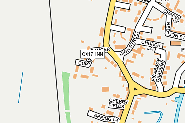 OX17 1NN map - OS OpenMap – Local (Ordnance Survey) OX17 1NN map - OS OpenMap – Local (Ordnance Survey)