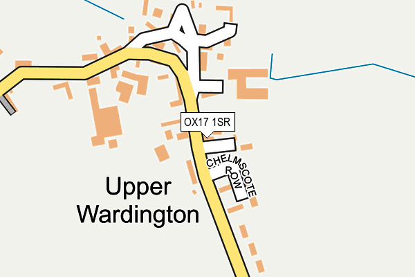 OX17 1SR map - OS OpenMap – Local (Ordnance Survey) OX17 1SR map - OS OpenMap – Local (Ordnance Survey)