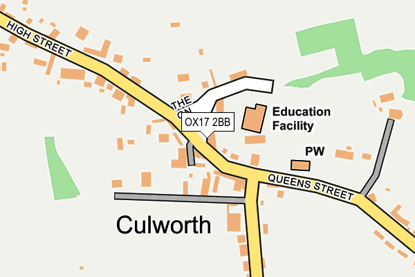 OX17 2BB map - OS OpenMap – Local (Ordnance Survey) OX17 2BB map - OS OpenMap – Local (Ordnance Survey)