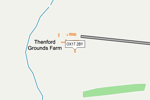 OX17 2BY map - OS OpenMap – Local (Ordnance Survey) OX17 2BY map - OS OpenMap – Local (Ordnance Survey)