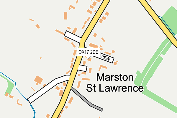 OX17 2DE map - OS OpenMap – Local (Ordnance Survey) OX17 2DE map - OS OpenMap – Local (Ordnance Survey)