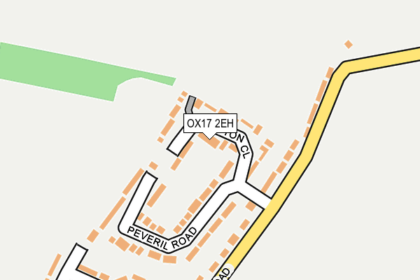 OX17 2EH map - OS OpenMap – Local (Ordnance Survey) OX17 2EH map - OS OpenMap – Local (Ordnance Survey)