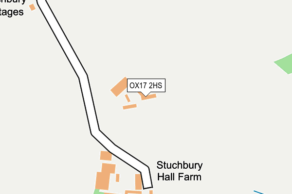 OX17 2HS map - OS OpenMap – Local (Ordnance Survey) OX17 2HS map - OS OpenMap – Local (Ordnance Survey)