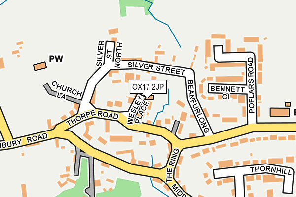 OX17 2JP map - OS OpenMap – Local (Ordnance Survey) OX17 2JP map - OS OpenMap – Local (Ordnance Survey)
