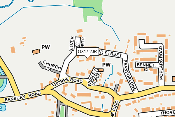 OX17 2JR map - OS OpenMap – Local (Ordnance Survey) OX17 2JR map - OS OpenMap – Local (Ordnance Survey)