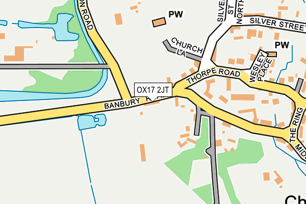 OX17 2JT map - OS OpenMap – Local (Ordnance Survey) OX17 2JT map - OS OpenMap – Local (Ordnance Survey)