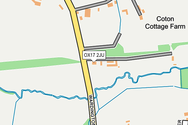 OX17 2JU map - OS OpenMap – Local (Ordnance Survey) OX17 2JU map - OS OpenMap – Local (Ordnance Survey)