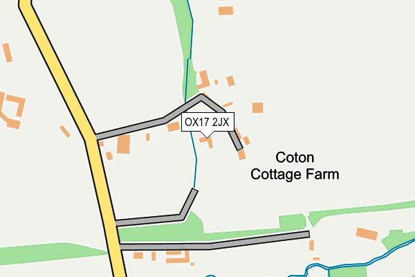 OX17 2JX map - OS OpenMap – Local (Ordnance Survey) OX17 2JX map - OS OpenMap – Local (Ordnance Survey)