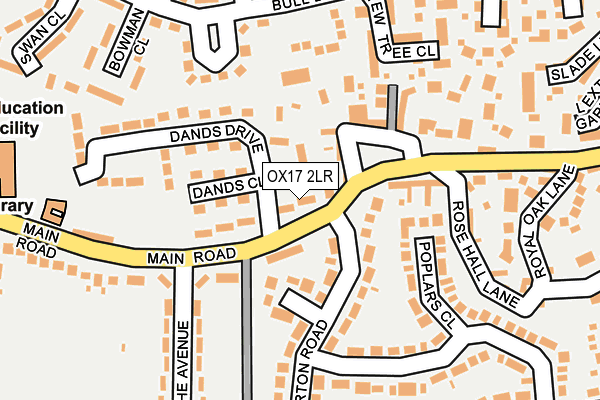 OX17 2LR map - OS OpenMap – Local (Ordnance Survey) OX17 2LR map - OS OpenMap – Local (Ordnance Survey)