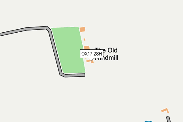 OX17 2SH map - OS OpenMap – Local (Ordnance Survey) OX17 2SH map - OS OpenMap – Local (Ordnance Survey)