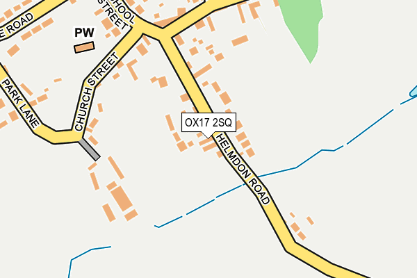 OX17 2SQ map - OS OpenMap – Local (Ordnance Survey) OX17 2SQ map - OS OpenMap – Local (Ordnance Survey)