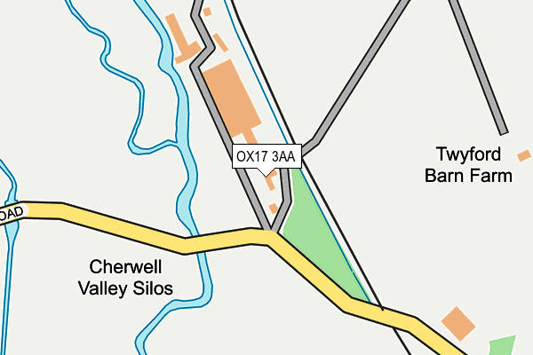 OX17 3AA map - OS OpenMap – Local (Ordnance Survey) OX17 3AA map - OS OpenMap – Local (Ordnance Survey)