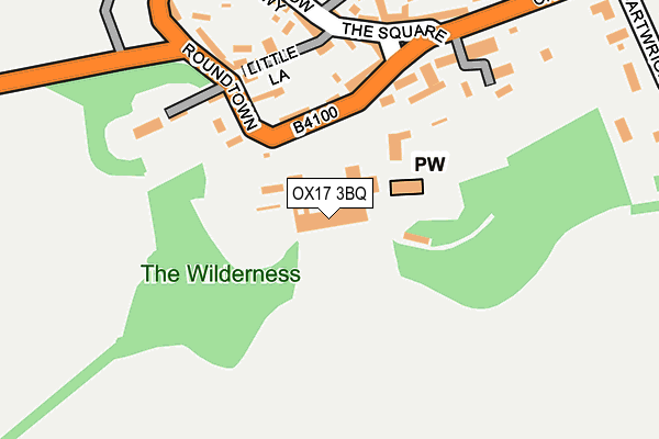 OX17 3BQ map - OS OpenMap – Local (Ordnance Survey) OX17 3BQ map - OS OpenMap – Local (Ordnance Survey)