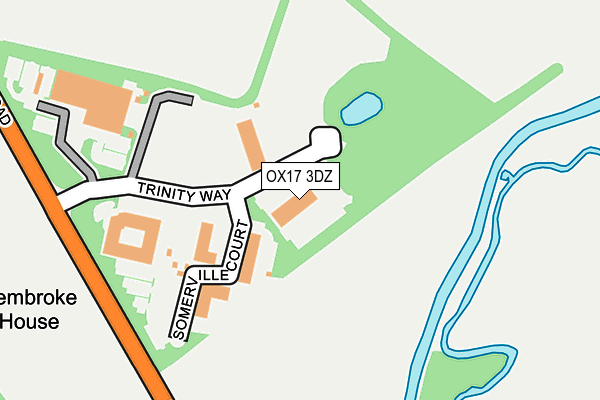 OX17 3DZ map - OS OpenMap – Local (Ordnance Survey) OX17 3DZ map - OS OpenMap – Local (Ordnance Survey)
