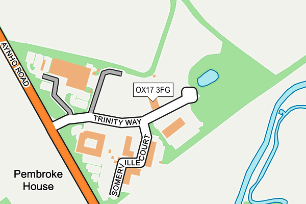 OX17 3FG map - OS OpenMap – Local (Ordnance Survey) OX17 3FG map - OS OpenMap – Local (Ordnance Survey)