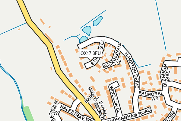 OX17 3FU map - OS OpenMap – Local (Ordnance Survey) OX17 3FU map - OS OpenMap – Local (Ordnance Survey)