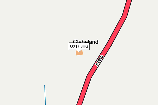OX17 3HG map - OS OpenMap – Local (Ordnance Survey) OX17 3HG map - OS OpenMap – Local (Ordnance Survey)