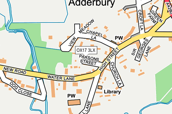 OX17 3LX map - OS OpenMap – Local (Ordnance Survey) OX17 3LX map - OS OpenMap – Local (Ordnance Survey)