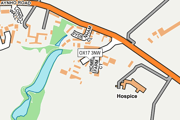 OX17 3NW map - OS OpenMap – Local (Ordnance Survey) OX17 3NW map - OS OpenMap – Local (Ordnance Survey)