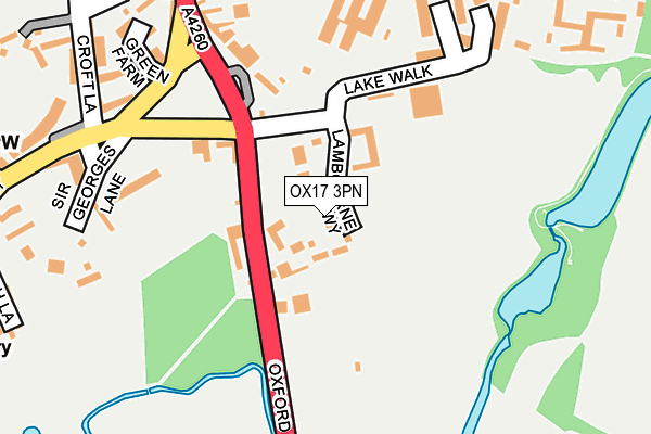 OX17 3PN map - OS OpenMap – Local (Ordnance Survey) OX17 3PN map - OS OpenMap – Local (Ordnance Survey)