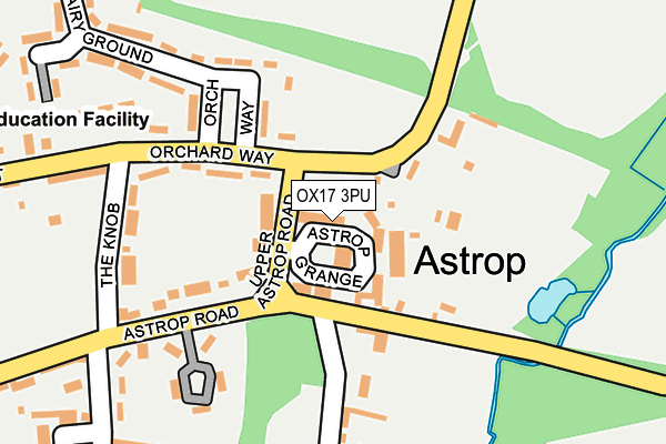OX17 3PU map - OS OpenMap – Local (Ordnance Survey) OX17 3PU map - OS OpenMap – Local (Ordnance Survey)