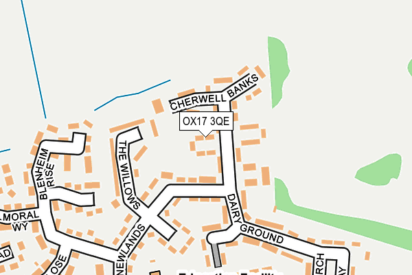OX17 3QE map - OS OpenMap – Local (Ordnance Survey) OX17 3QE map - OS OpenMap – Local (Ordnance Survey)