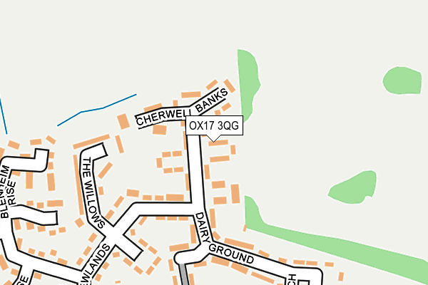 OX17 3QG map - OS OpenMap – Local (Ordnance Survey) OX17 3QG map - OS OpenMap – Local (Ordnance Survey)