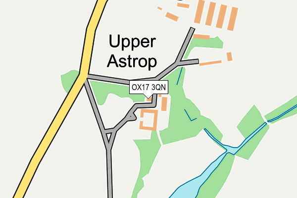 OX17 3QN map - OS OpenMap – Local (Ordnance Survey) OX17 3QN map - OS OpenMap – Local (Ordnance Survey)