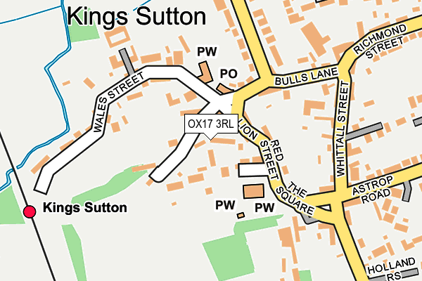 OX17 3RL map - OS OpenMap – Local (Ordnance Survey) OX17 3RL map - OS OpenMap – Local (Ordnance Survey)
