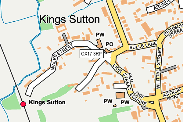 OX17 3RP map - OS OpenMap – Local (Ordnance Survey) OX17 3RP map - OS OpenMap – Local (Ordnance Survey)
