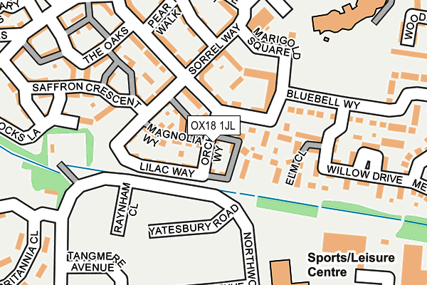 OX18 1JL map - OS OpenMap – Local (Ordnance Survey) OX18 1JL map - OS OpenMap – Local (Ordnance Survey)