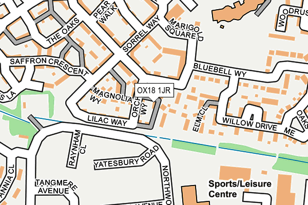 OX18 1JR map - OS OpenMap – Local (Ordnance Survey) OX18 1JR map - OS OpenMap – Local (Ordnance Survey)