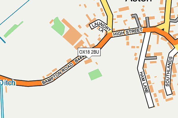 OX18 2BU map - OS OpenMap – Local (Ordnance Survey) OX18 2BU map - OS OpenMap – Local (Ordnance Survey)
